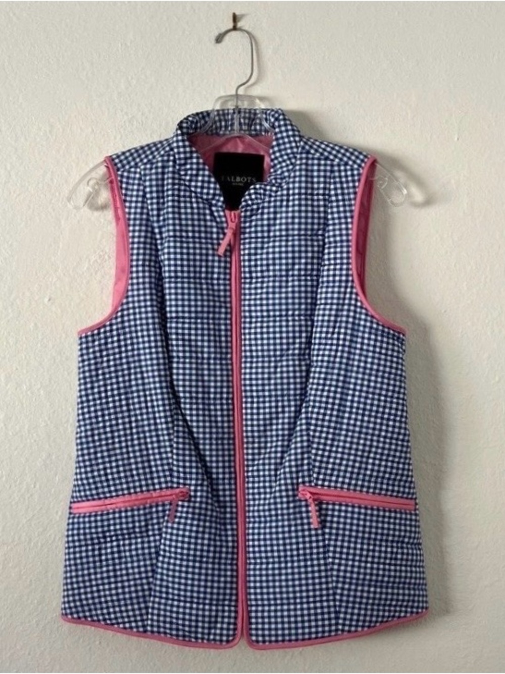 Checkered Talbots Vest